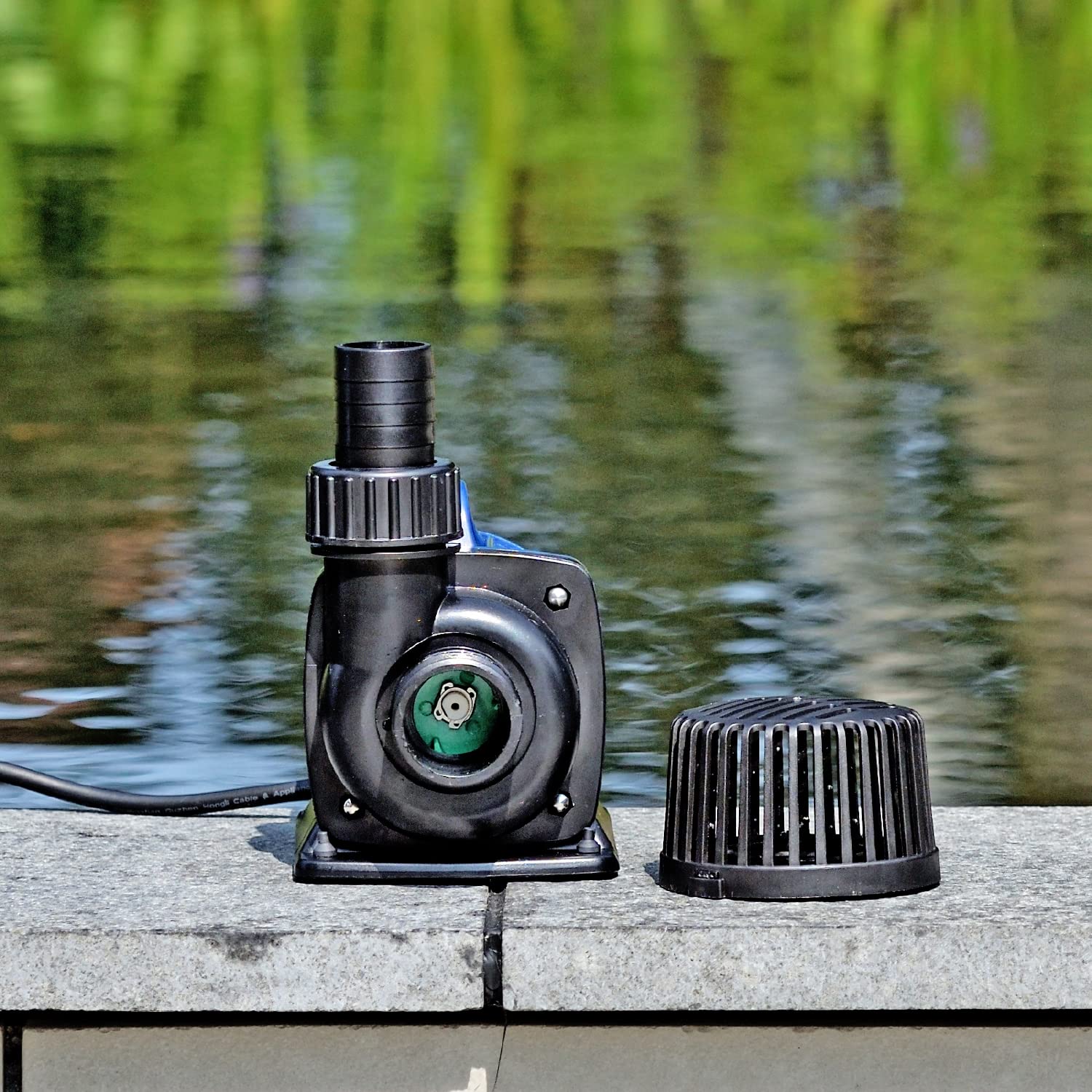 AquaForte DM 5.000 Vijver /filterpompen, 40 Watt, Maximale Debiet Van 5 M3 Per Uur Opvoerhoogte 3 5 Meter Kabellengte 10 Geschikt Voor Waterlopen Watervallen En Filters 691733387