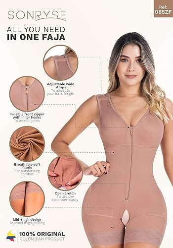 Miniatura 5 de Sonryse Tummy Tuck Post Surgery Compression Garment Stage 2 BBL Faja Shapewear for Women Tummy Control Fajas Colombianas