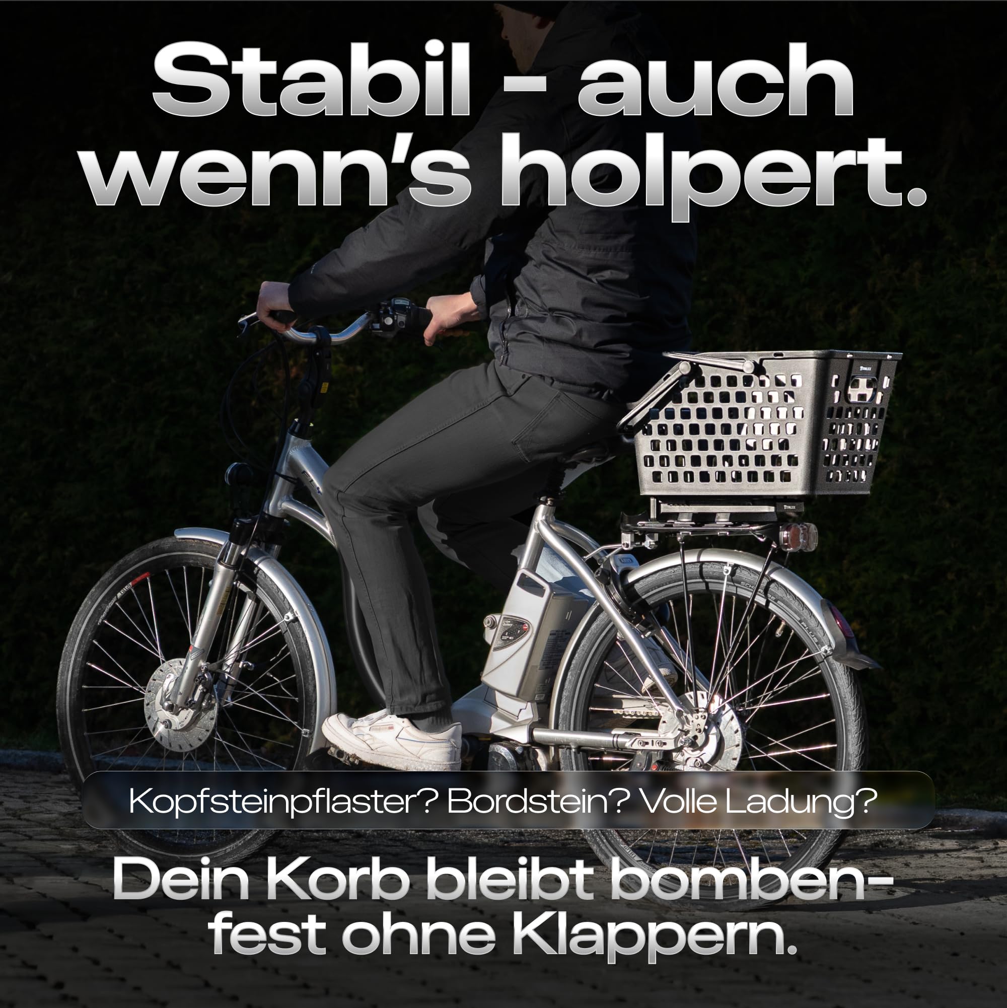 SafeRide Komplett-Set (Base + Plate + Basket)