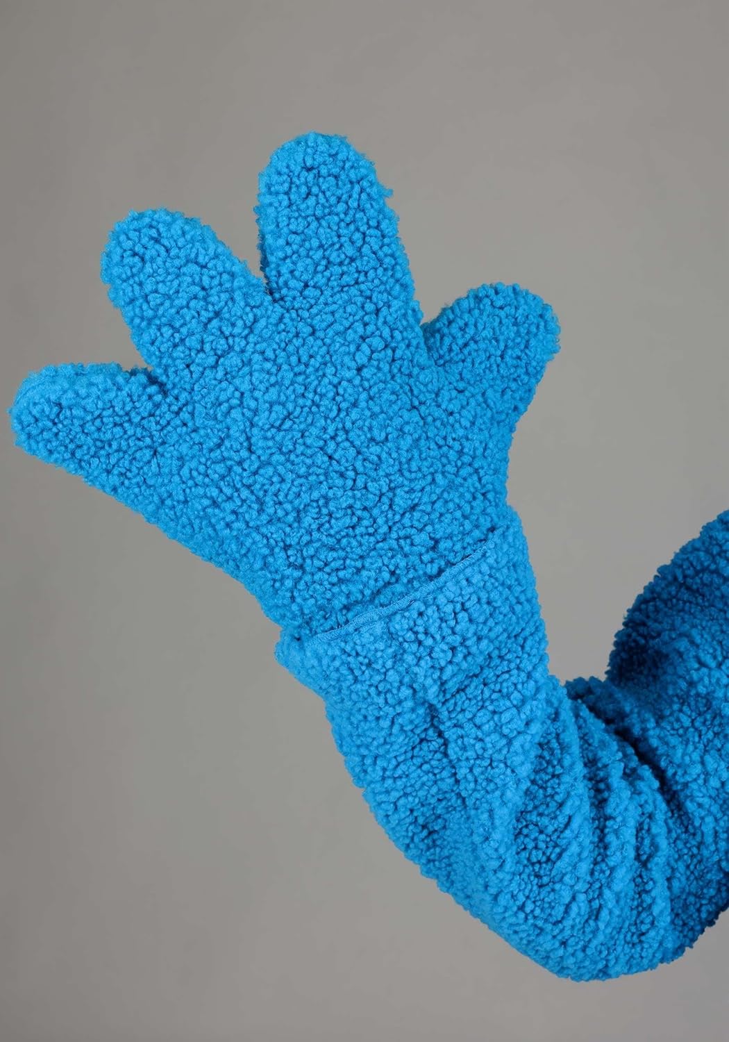 Adult Sesame Street Grover Costume | Jumpsuit with Headpiece, Gloves and Shoe Covers for Halloween, Events - Image 8