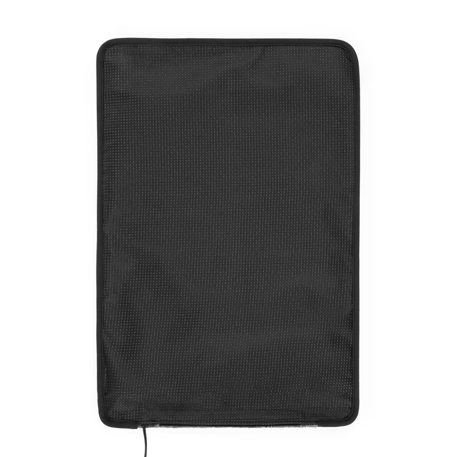 Oneconcept Magic Carpet - Alfombra eléctrica calefactora 75W, Temporizador, 60x2x40cm, Funda Lavable, Resistente poliéster con Capa Antideslizante, Antracita