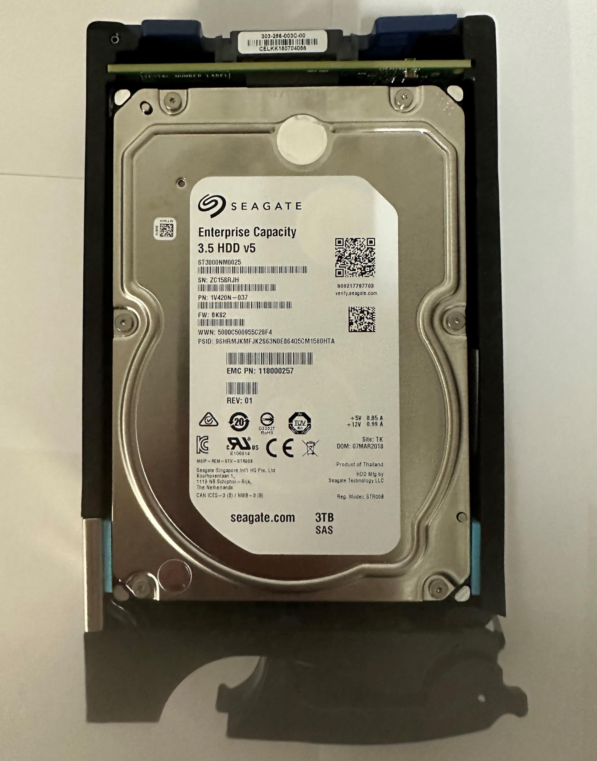 Amazon.com: 005052086 Data Domain ($195 ea.) 3TB, 7200 RPM, SAS