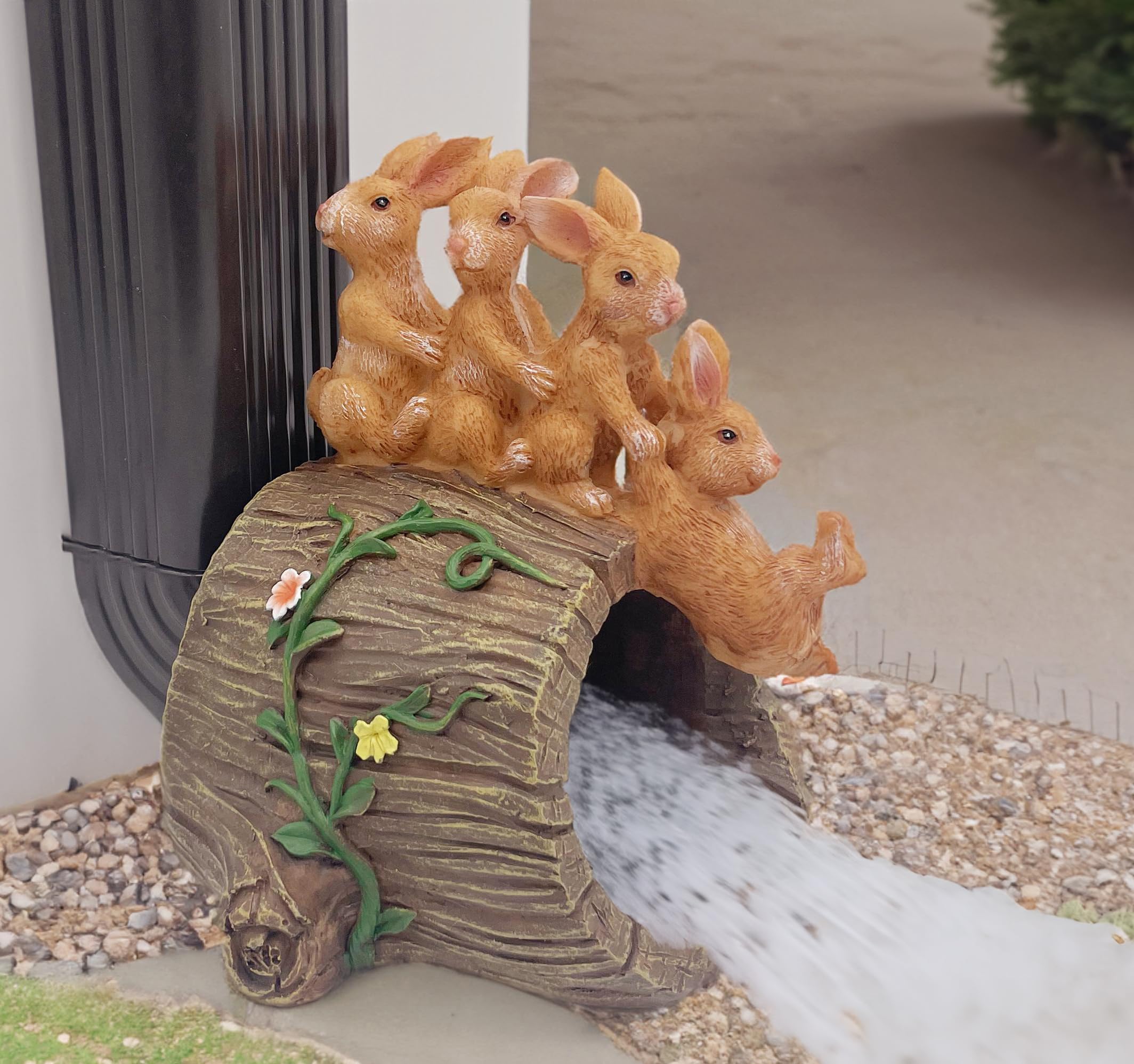 coolboy Animal Statues Gutter Downspout Extension Statues Garden