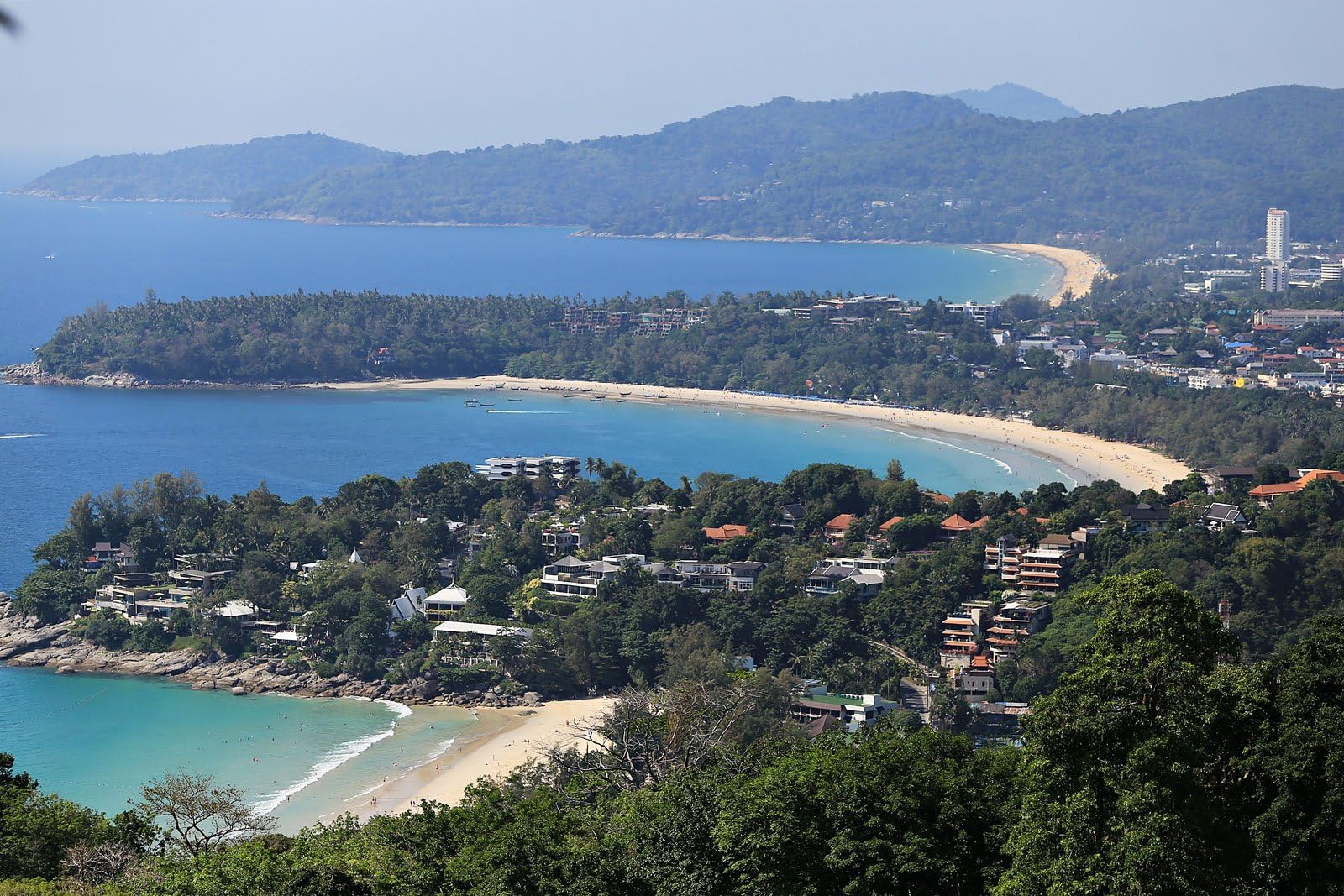 Design by Jingle Postcard Amazing Thailand Views Picture, Size : 5" 7" postcard hand made Ideal For Collectors, School Postcard Exchange Projects, Gift "VIEWPOINT 3 BEACH,PHUKET"(09-viewpoint)
