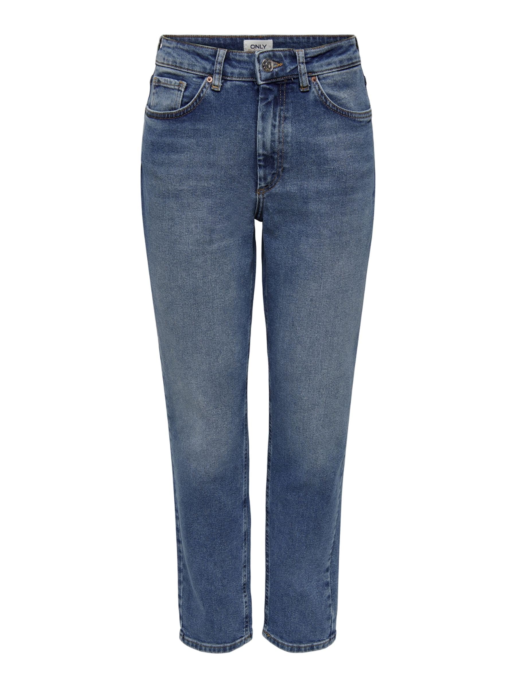 ONLY Damen Jeans Onlveneda Life Mom Jeans Rea844 Noos – Dark Blue Denim, Größe S, 30L EU