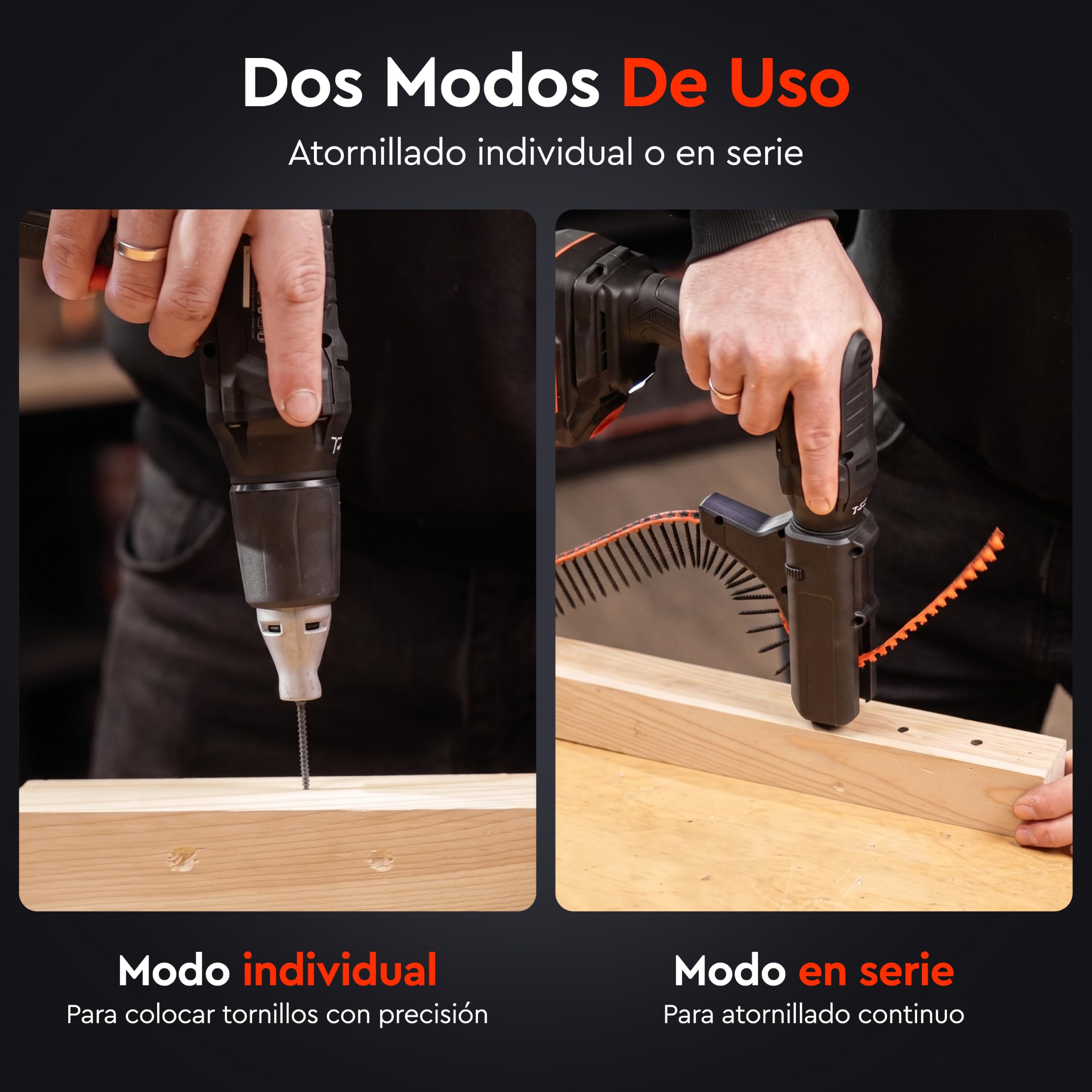 Atornillador Pladur Inalámbrico DSD-201BCA - Atornillador Eléctrico a Batería 20V, Motor Brushless, 0-4400 RPM, HEX 1/4", Alimentador Automático, LED, 8/11 N·m - Bateria 2Ah y Cargador - Por Dnipro-M