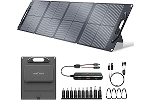 Ecosonique 120W Portable Solar Panel: Power Your Adventures
