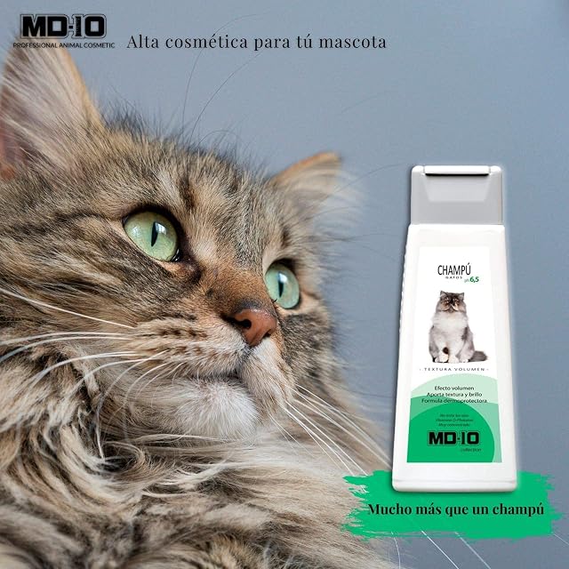 Foto 3 de 3 de Champú para Gatos - Pelo con Volumen - Champú Hidratante y Dermoprotector Vitamina D-Pantenol