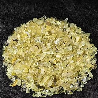Muestra de Piedra triturada de Cristal de Cuarzo Citrino Amarillo Natural de 100 g