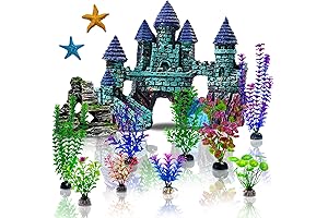 Kid's Fish Tank Decorations Starter Set