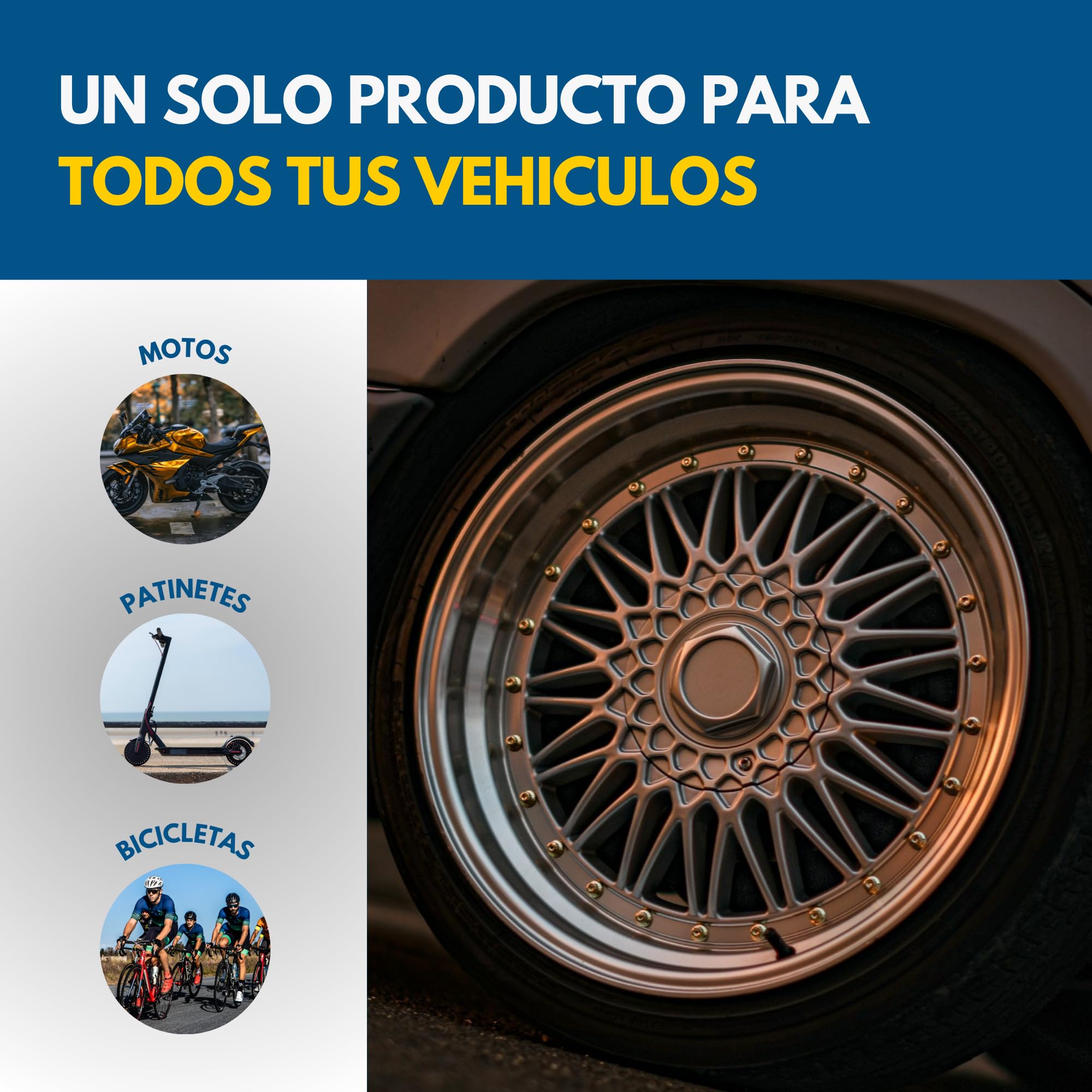 Pack de 10 Tapones para Rueda de Coche de Aluminio Negro + 2 de Regalo | Tapón Universal de Válvula para Moto, Bicicleta o Patinete | Anillo Sellador Antifugas | Diseño Elegante y Alta Resistencia — view 6