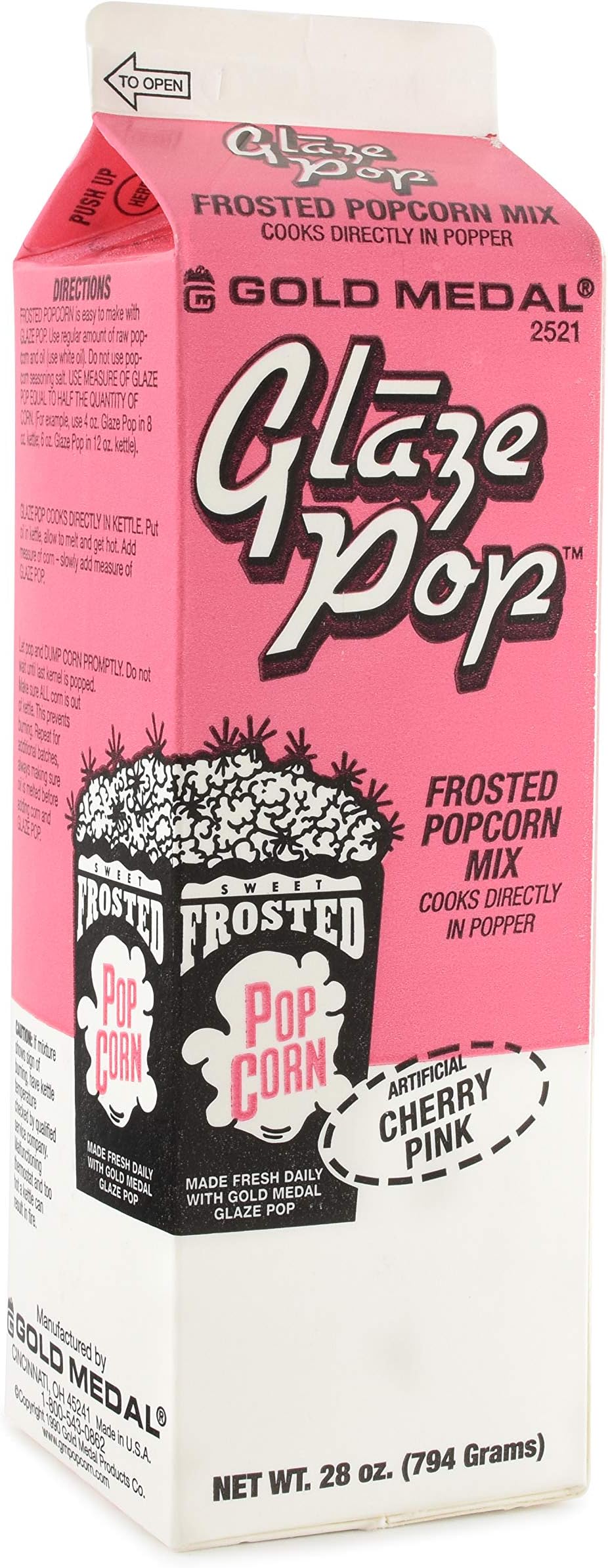 28oz Cherry Pink Glaze Pop