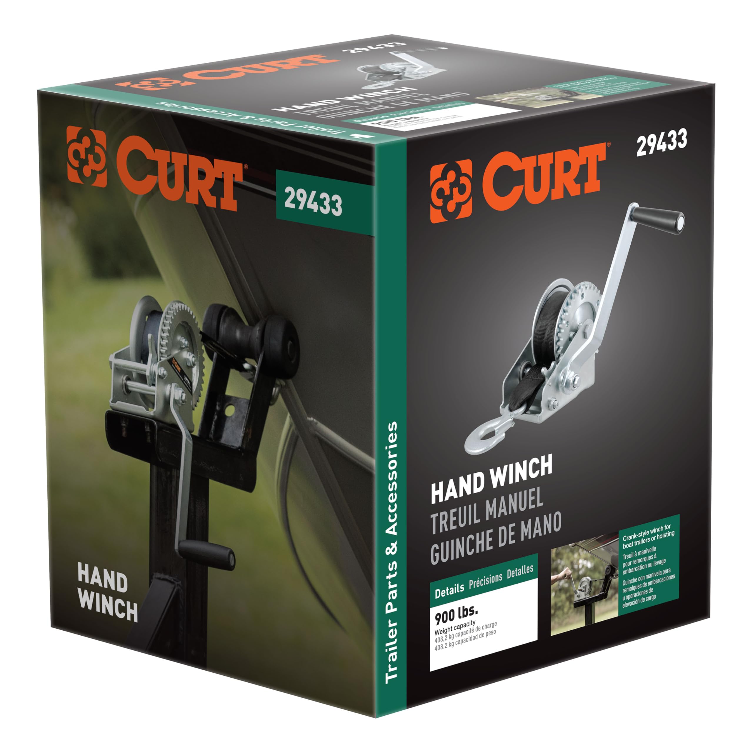 Curt 29433 Mano argano
