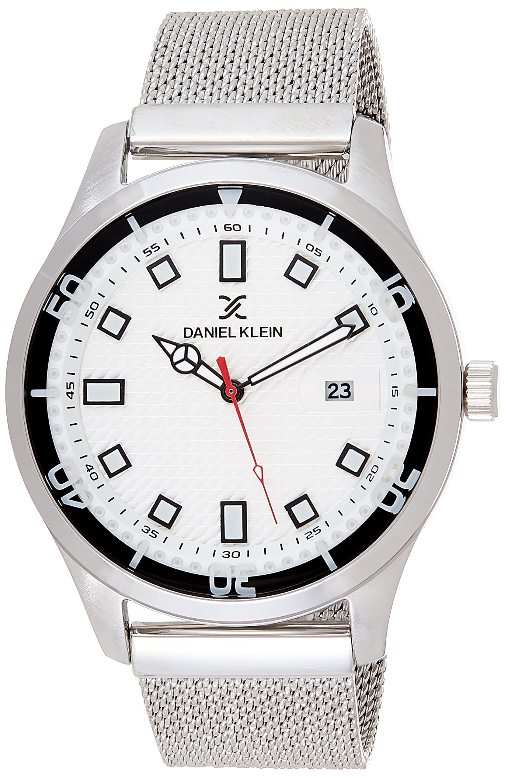 Premium Gents - Silver Dial Silver Band Watch - DK.1.12610-1