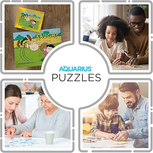 Miniatura 4 de AQUARIUS Peanuts Lucy Football - Rompecabezas de 500 piezas, sin deslumbramiento, ajuste de precisión, mercancía y coleccionables de Peanuts Snoopy