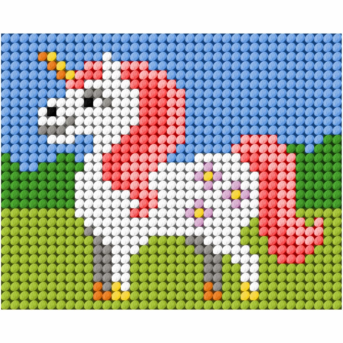 Orchidea Needlepoint Kit: My First Embroidery: Unicorn
