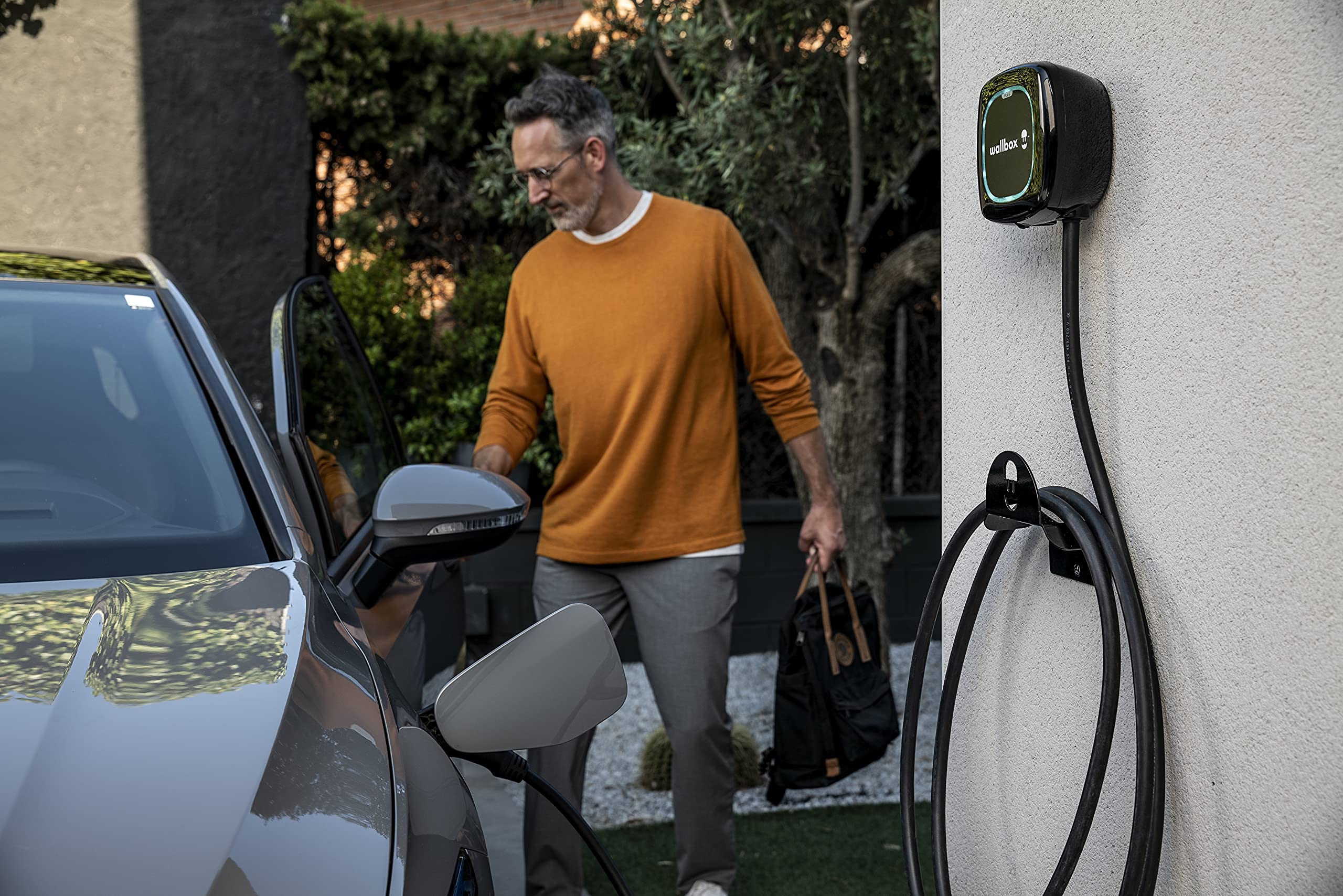 Wallbox Pulsar Plus - Cargador de vehiculo electrico (22kw de Potencia, Cable de 7 Metros, Conector Tipo 2, WiFi, Bluetooth, OCPP, Interior/Exterior) — view 6
