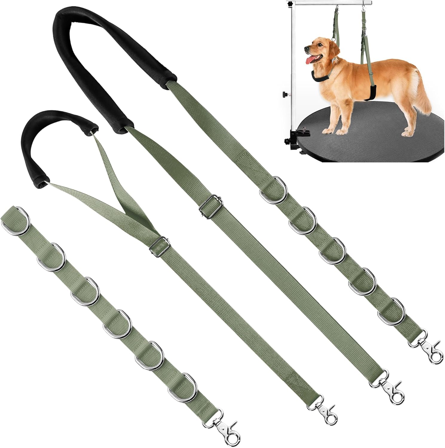 Dog Grooming Belly Strap Dog Grooming Table Arm Extender