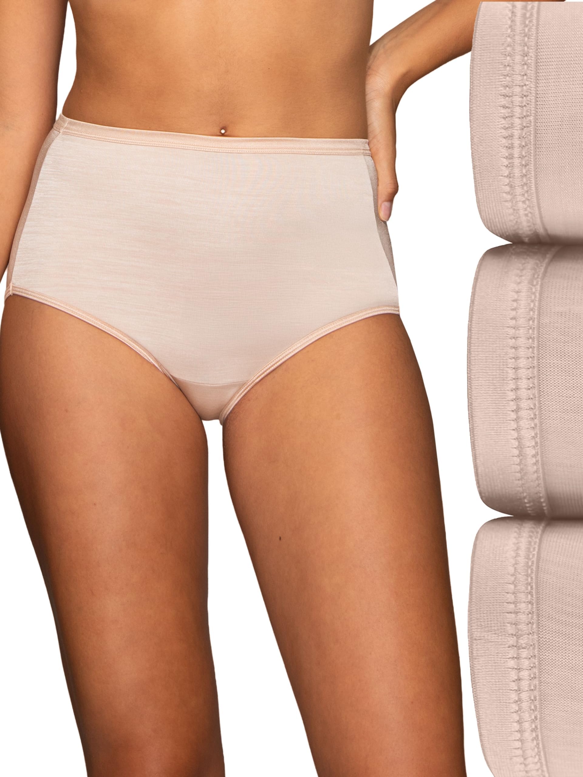 Women's Illumination Brief Panties, Silky Stretch & Satin Trim