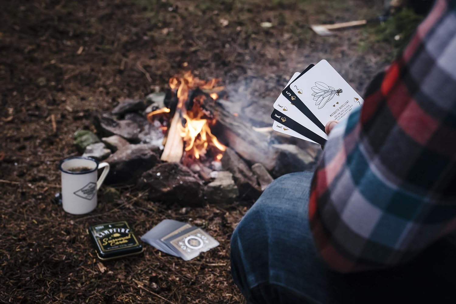 Gentlemen's Hardware Campfire Survival Travel Playing Cards Set
