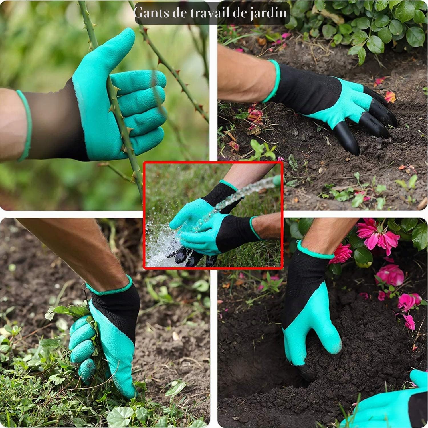 Mèche Jardin Tarière 100mm x 40cm, Tariere pour Perceuse avec Tête en Spirale Robuste, Tariere Electrique Outil de Plantation pour Faire Rapidement Trou et Planter des Fleurs Arbres Arbustes