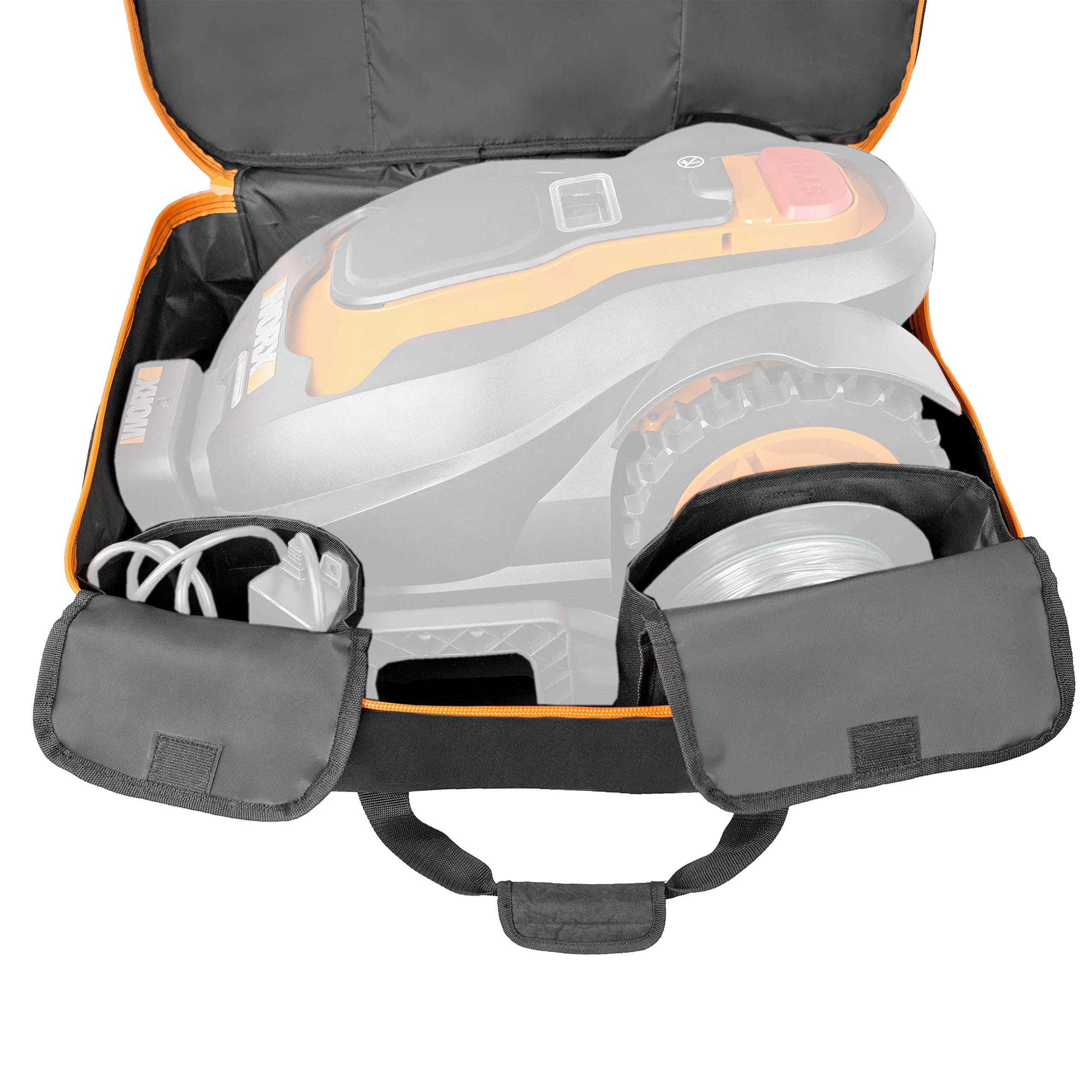 Worx WA0197 Borsa di Stoccaggio per tutti i Robot Rasaerba Landroid, Resistente, Pratica e Funzionale per Trasporto e Conservazione