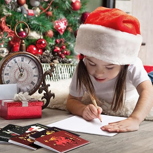 Miniatura 5 de 24 mini cuadernos de Navidad, Papá Noel, elfo, muñeco de nieve, cuaderno de bolsillo impreso, mini bloc de notas de Navidad pequeño para Navidad,