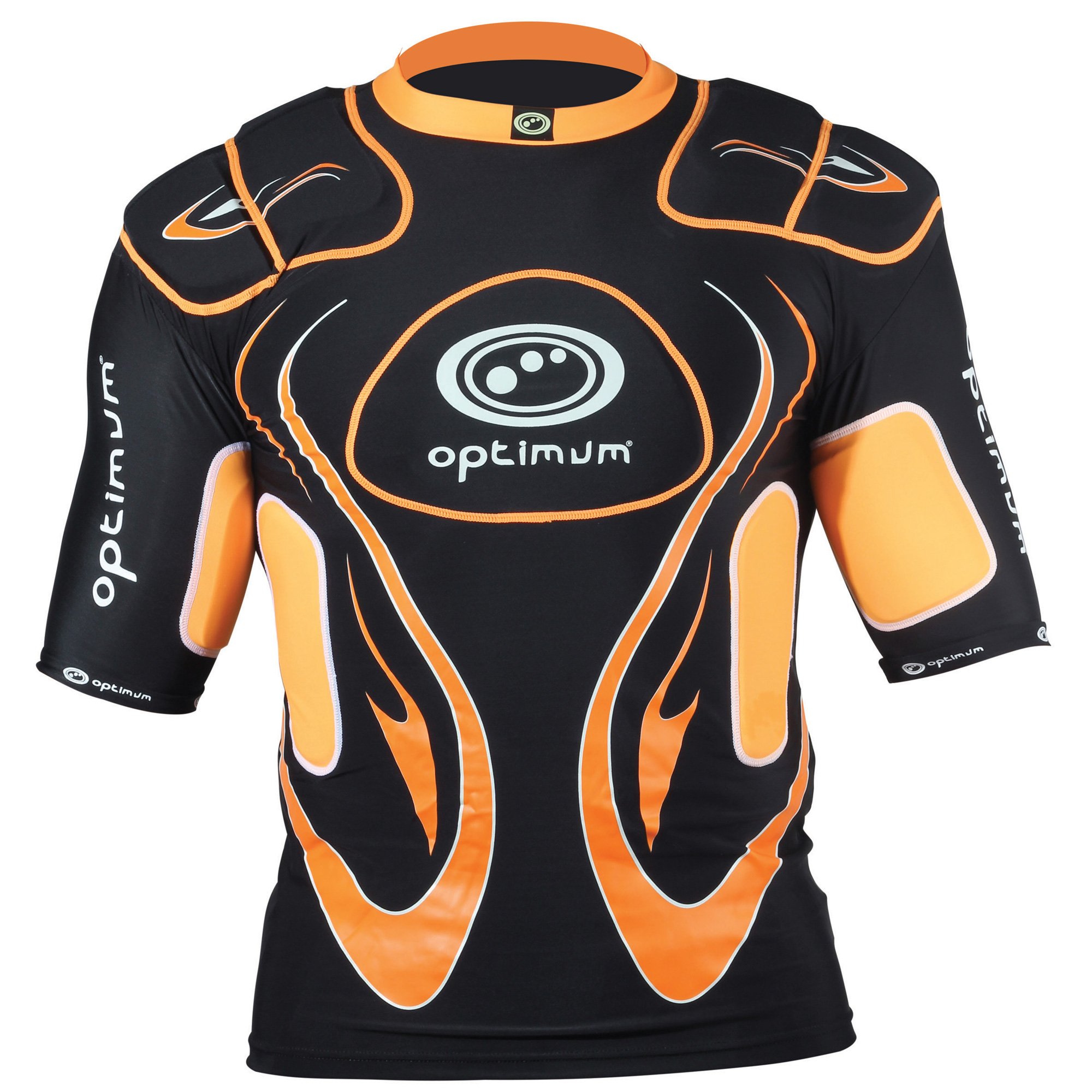 Optimum Inferno Rugby Shoulder Pads, Rugby Approved Protective Top for Adults & Kids, Lightweight EVA Padding, Unisex Fit