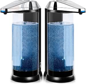 15 Best Automatic Soap Dispensers That Combine Hygiene and Convenience 19 Secura 17oz Automatic Touchless Liquid Soap Dispenser (Chrome, 2 Pack)
