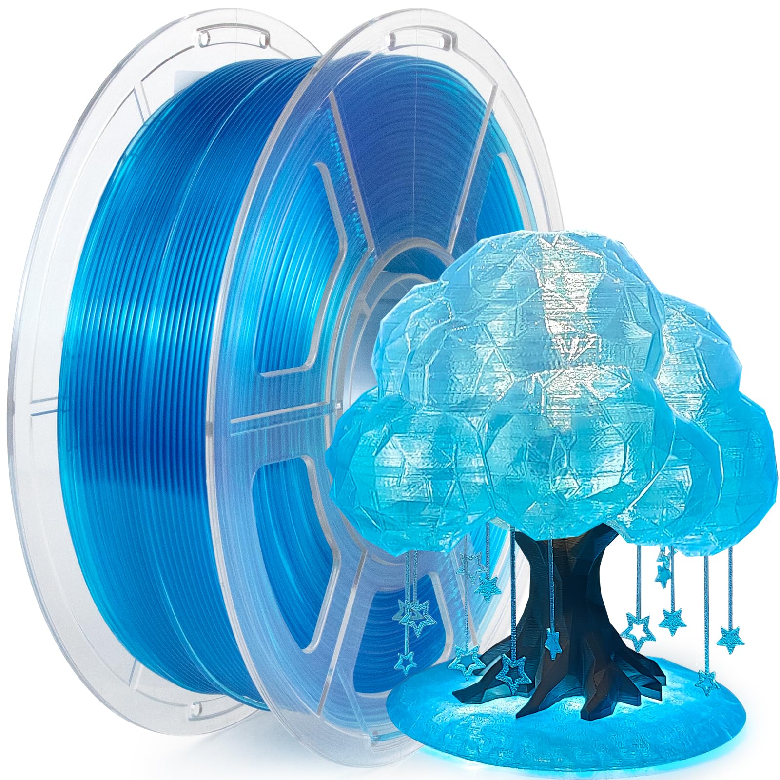 Amazon.co.jp: iSANMATE 3Dプリンタ用透明高速 PLA フィラメント、High