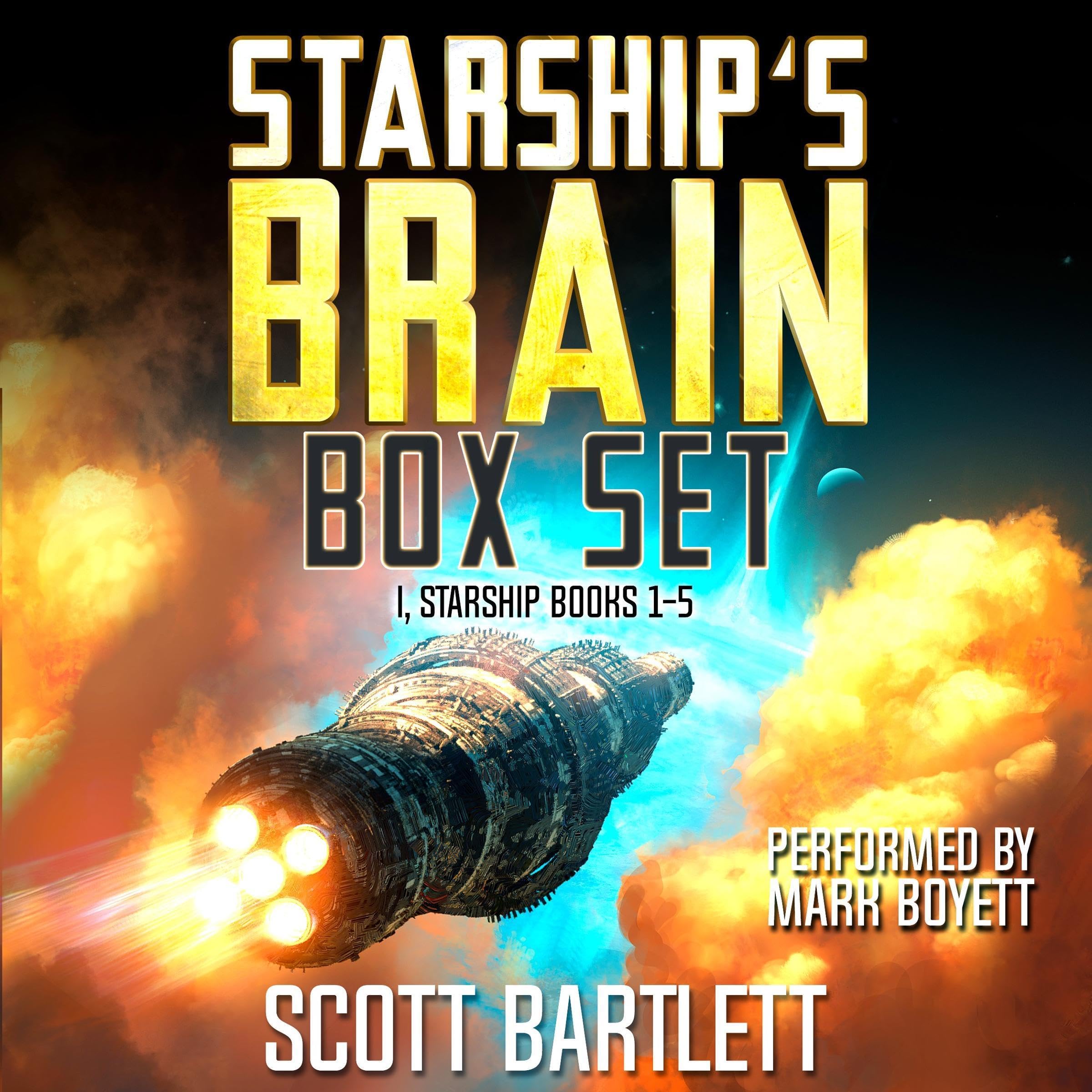 Cover art for Starship's Brain: The I, Starship 5-Book Space Opera Box Set