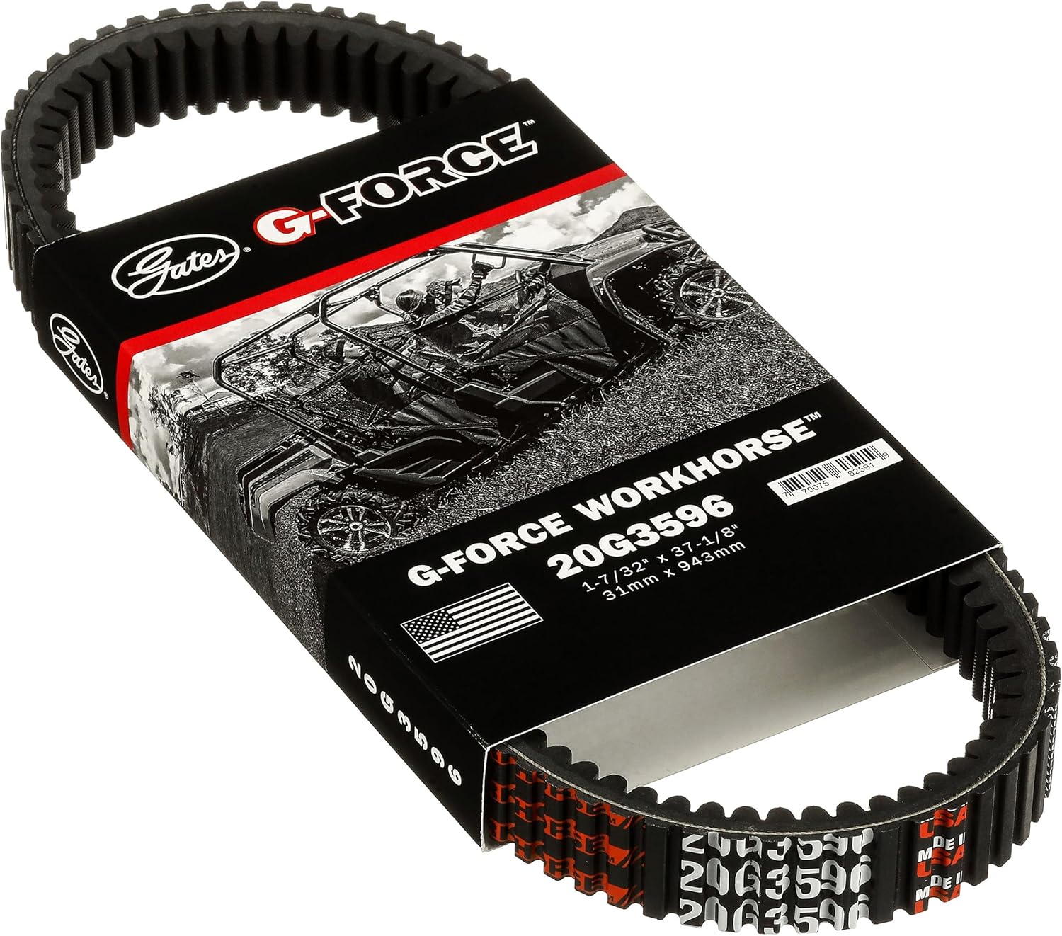 Gates 20G3596 G Force Continuously Variable Transmission (CVT) Belt