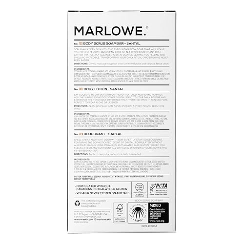 Miniatura 18 de MARLOWE. Loción corporal No. 002 Bomba de 15 onzas, original, loción revitalizante para piel seca con aloe vera y aminoácidos, hidrata y nutre