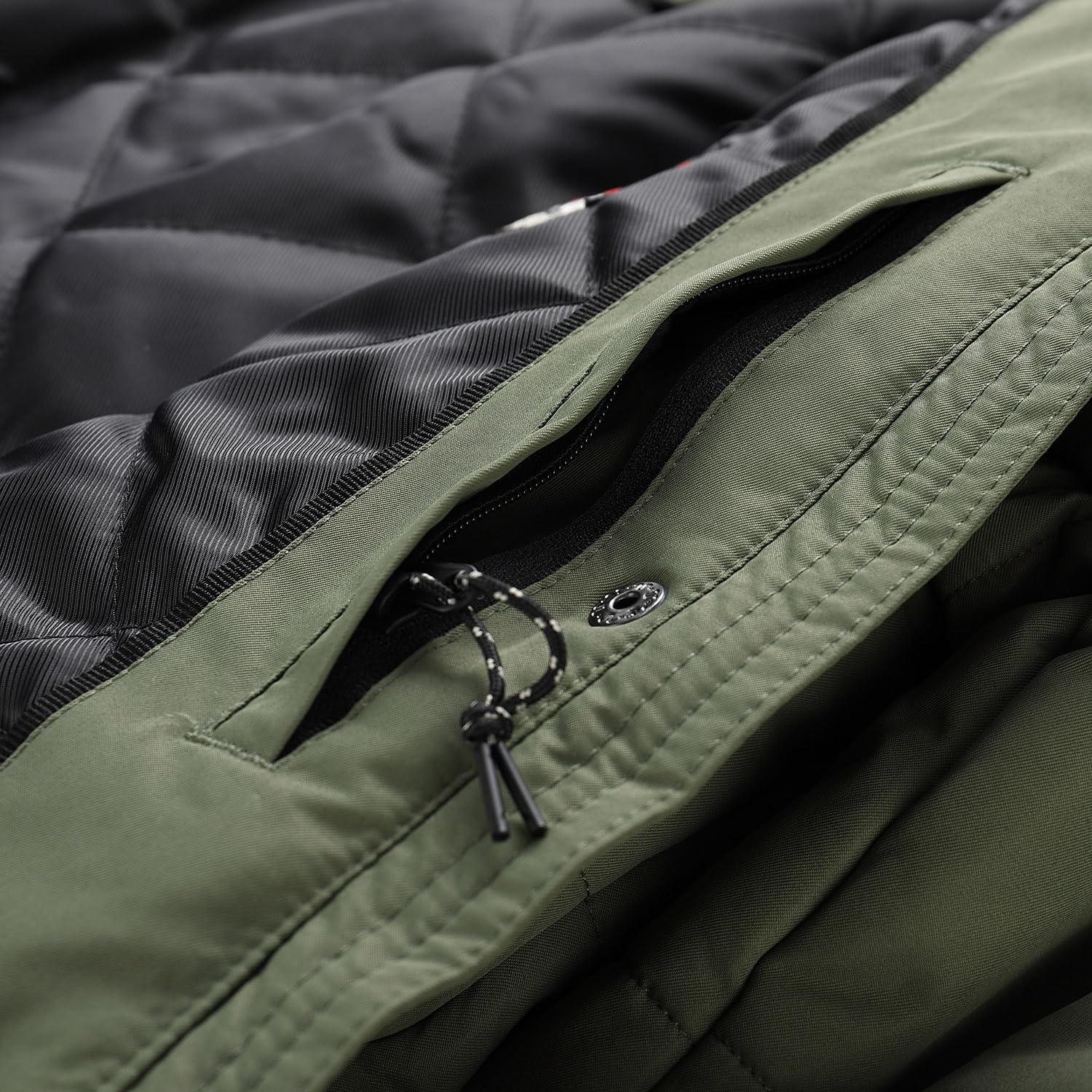 ALPINE PRO EGYPA Damen Winterjacke, Outdoor Jacke, Leicht Wanderjacke, Skijacke, Sportjacke, Funktionsjacke, PUFFY Stil, Bergjacke, Winddichte, Wasserdichte und Atmungsaktive Jacke mit Warmfutter