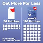 PatchRx Patches pour boutons Acide salicylique (120 unités), Patches pour boutons à l'acide salicylique - Patch pour boutons et autocollants pour boutons - Points pour boutons
