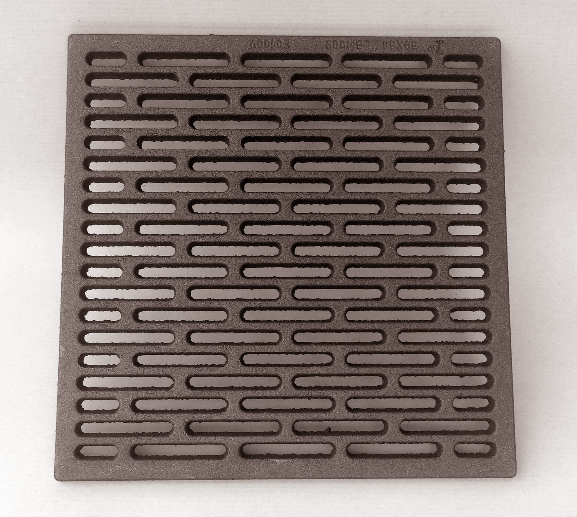 Griglia in ghisa camino misura 30x30 cm - Fondello, Grata, Griglia Areazione, Caduta, Cenere Carbone, e Pellet LB-GC300300