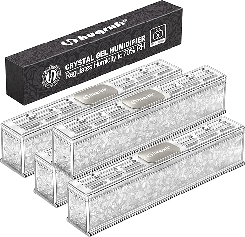 Miniatura 8 de Humidificador de puros prellenado: humidificador de gel de cristal listo para usar, accesorios para humidor de puros, mantiene la humedad ideal de