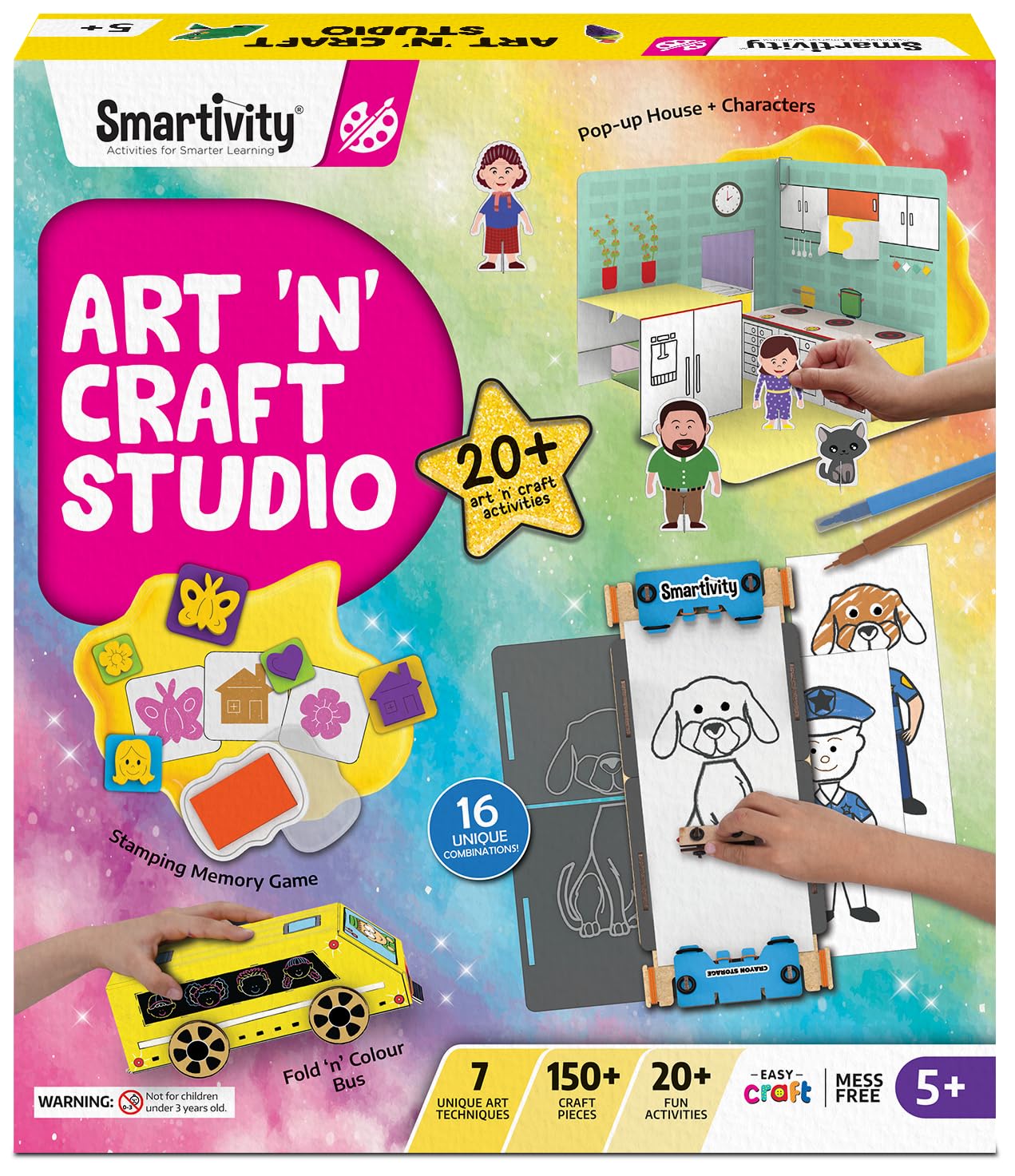 See full amazon price history chart for Smartivity 20in1 Art and Craft Activity Kit I Christmas, Birthday Gift for 5,6,7,8,9 Year Old Girls & Boys I Clay, Stamp, Tracing, 3D House, Origami & Many More I Toys for Kids Age 5,6,7,8,9 Smartivity 20in1 Art and Craft Activity Kit I Christmas, Birthday Gift for 5,6,7,8,9 Year Old Girls & Boys I Clay, Stamp, Tracing, 3D House, Origami & Many More I Toys for Kids Age 5,6,7,8,9 (B0CCDF2TYG) Amazon Price History, Amazon Price Tracker