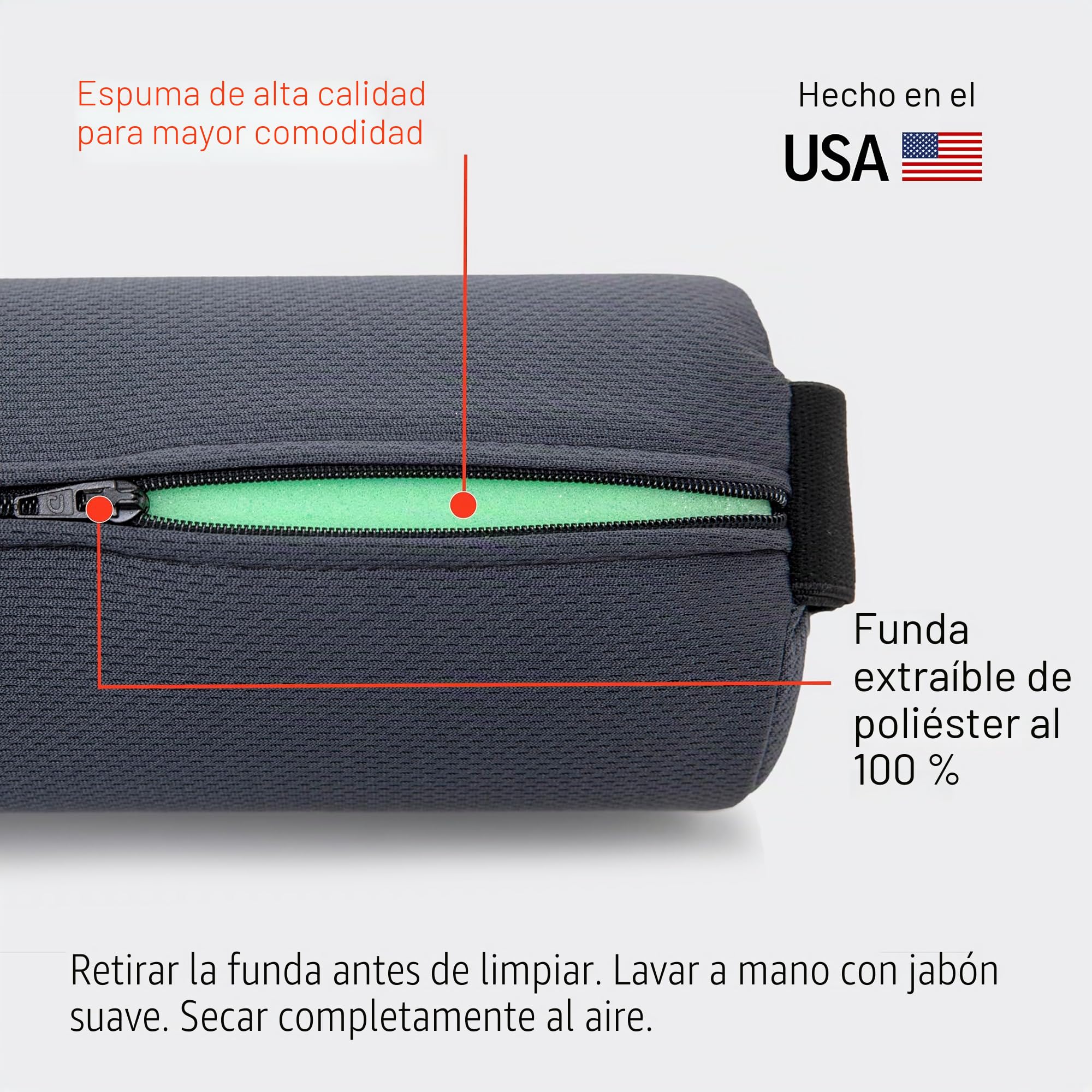 OPTP The Original Mckenzie Early Compliance Lumbar Roll - Soporte Lumbar para sillas de Oficina y Asientos de Coche