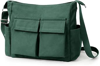 Borsa Tote In Velluto A Coste Kalidi - Grande, Anti-Splash, Con Tracolla Regolabile, Per Donna - Foto 9