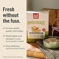 Vista 5 de The Honest Kitchen Human Grade Wholemade™ Dehydrated Dog Food, Whole Grain Beef & Salmon, 10 lb (makes 40lbs)