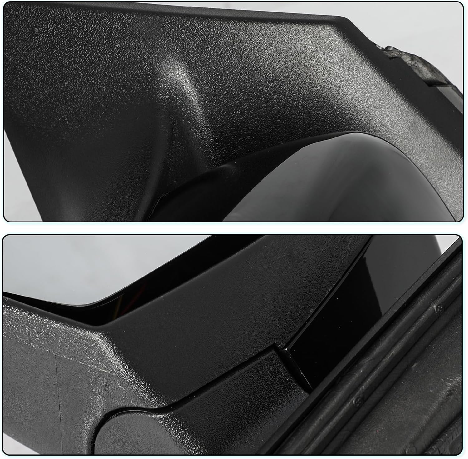 Left Driver Side Mirror Compatible With 2012 2013 2014 Ford Focus - Black Rearview Mirrors w/Turn Signal,Heated Glass,Blind Spot Mirror Power Glass, Electric Adjustment(6Pins)