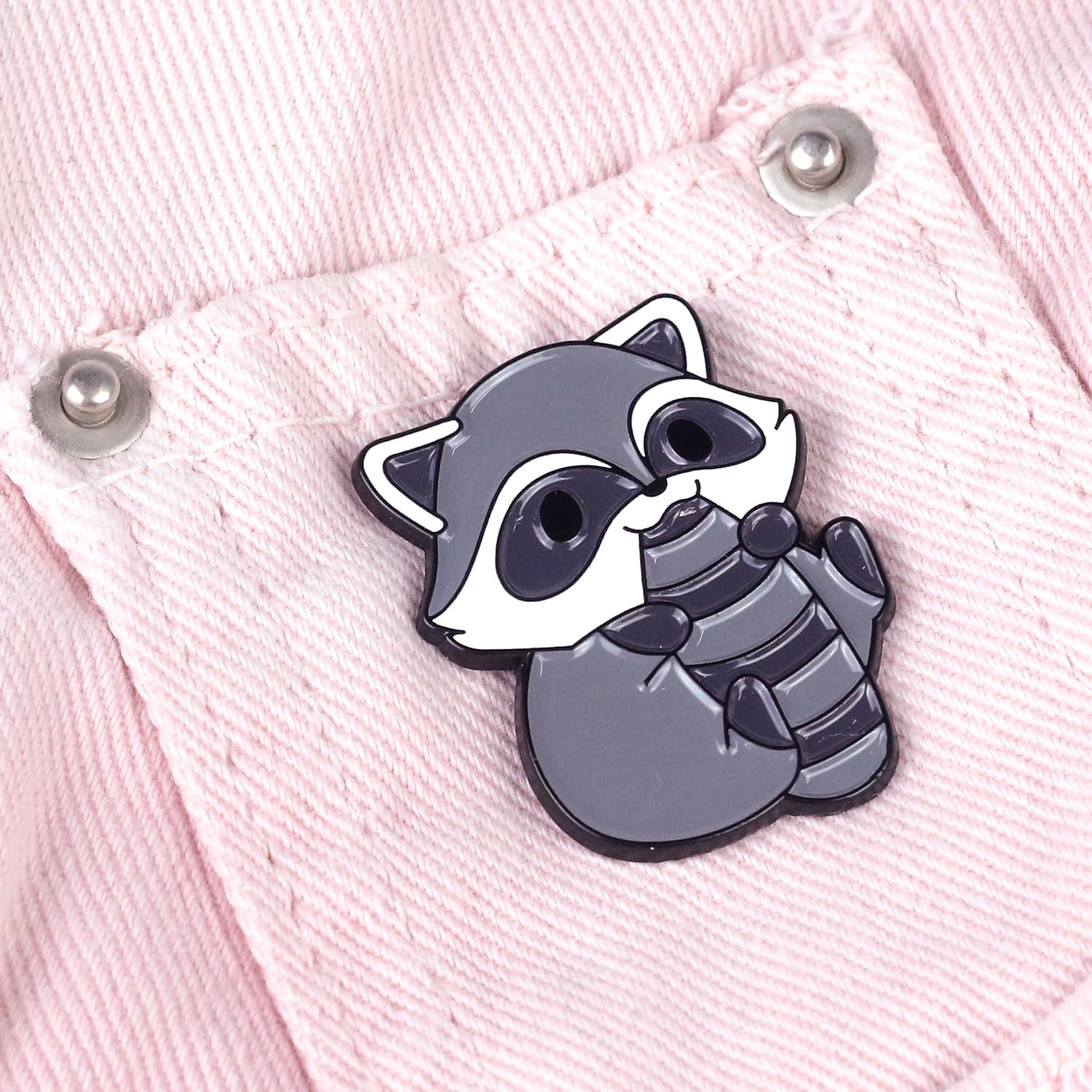 Cute Raccoon Enamel Pins, Trash Panda Brooch Badge, Gift For Raccoon Lover Nature Lovers Animal Enthusiasts, Trash Eater Brooches, Funny Trashy Decorative Pin Jewelry Accessories image 3