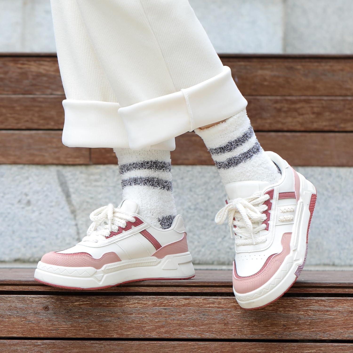 Pleneal Fuzzy Socks for Women - Cozy Fluffy Socks Women,Ultra Soft Bed Slipper Sock - Image 7