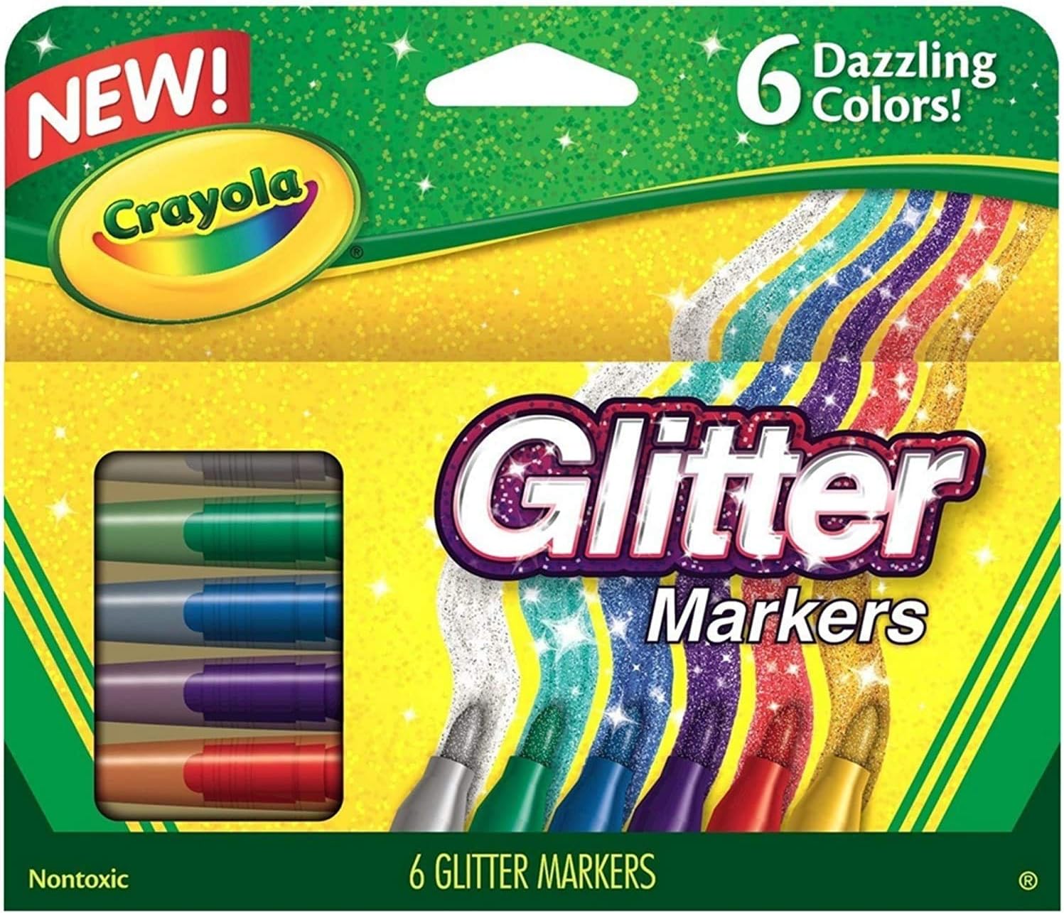 Crayola Glitter Markers 6ct