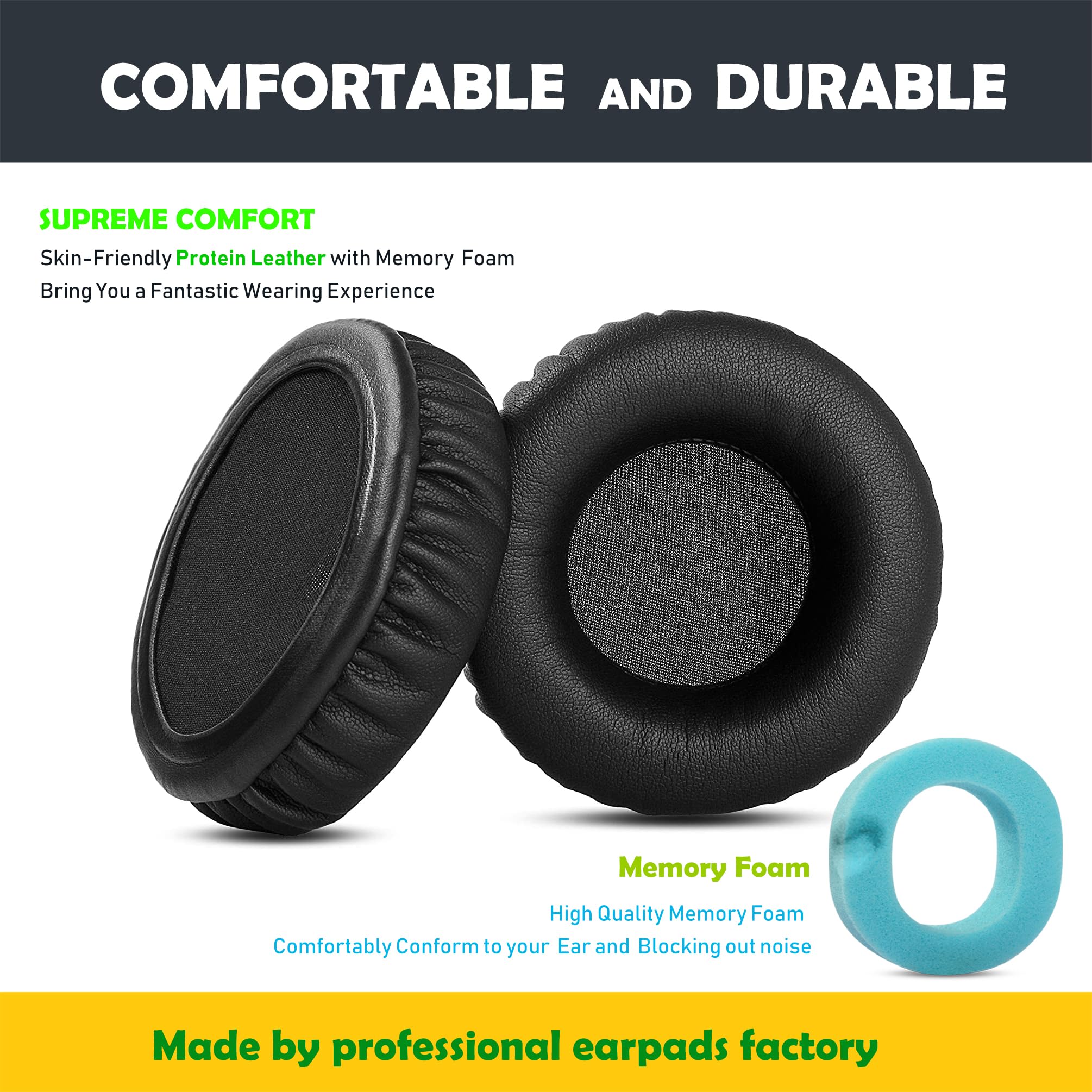 Pad Cuffie Pelle Proteica Cuscinetti Auricolari Ricambio Per Sony - Foto 10