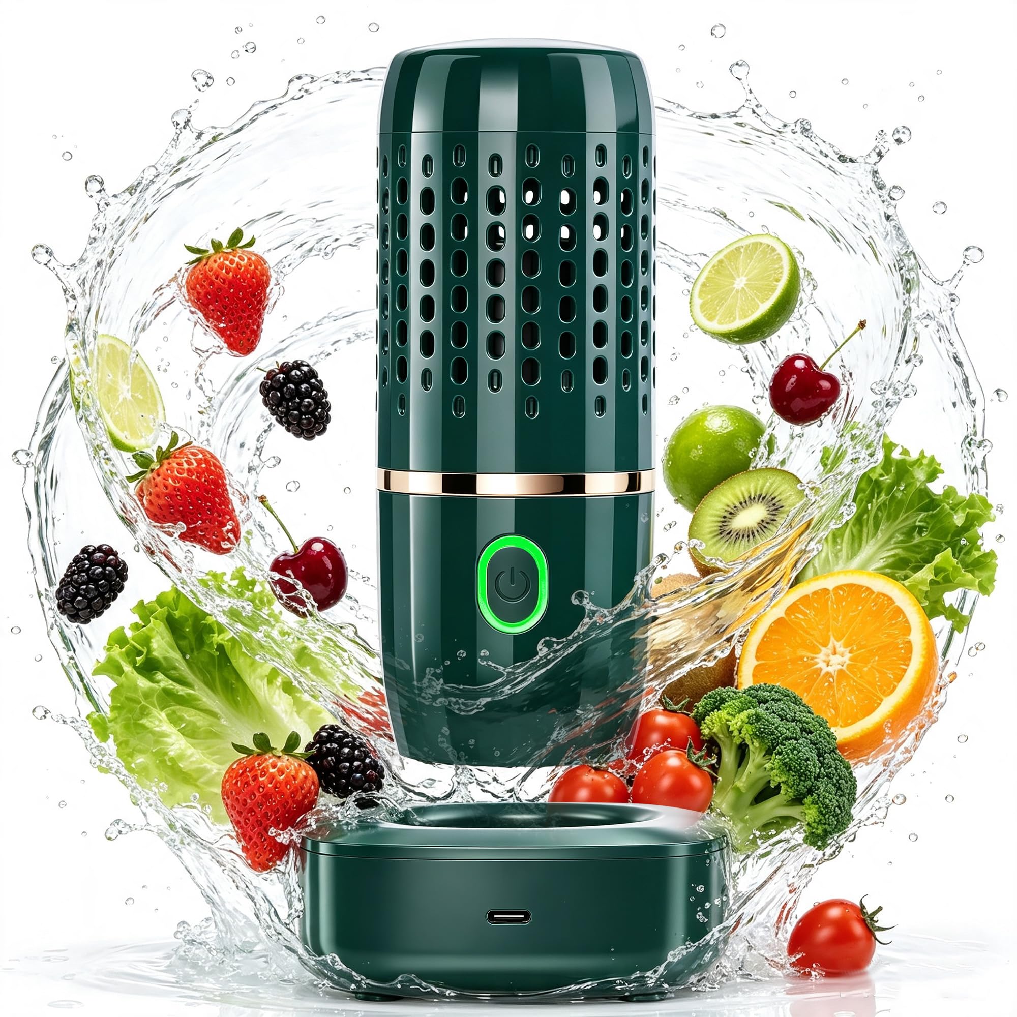Photo 1 of Zeluuyu Wireless Produce Cleaner Device