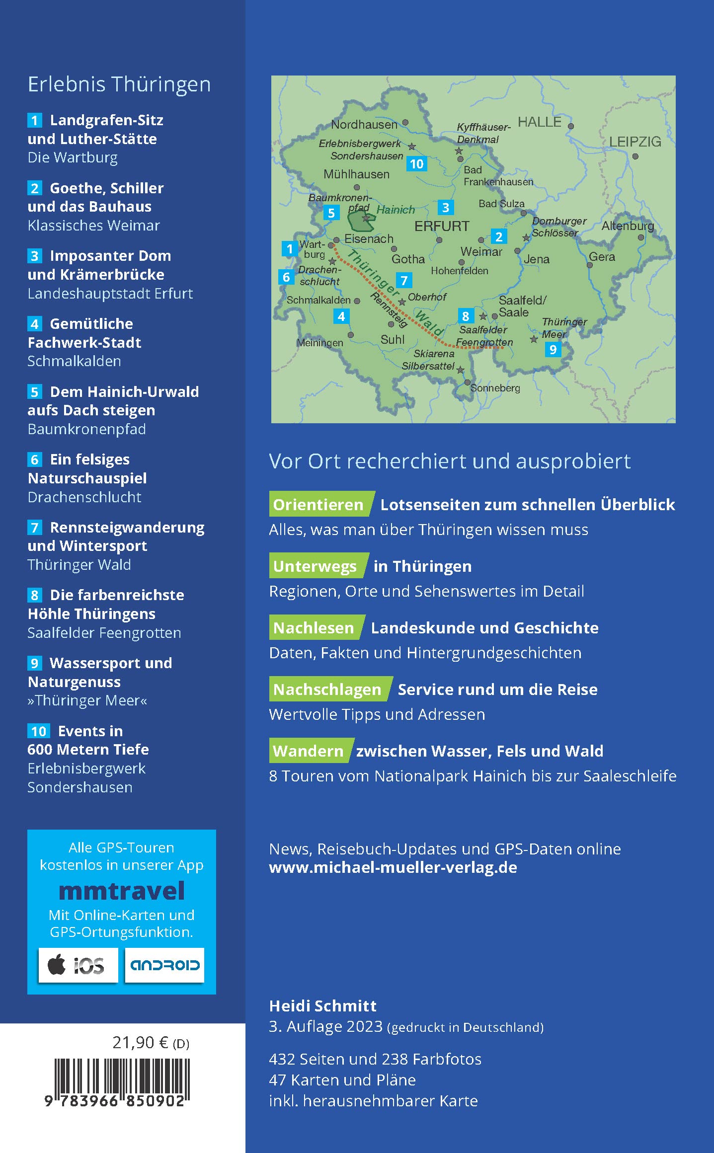 Thüringen Reiseführer Michael Müller Verlag: Individuell reisen mit vielen praktischen Tipps