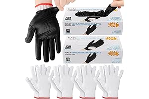 Janmercy 200 Pcs Disposable BBQ Gloves for Grilling and Smoking