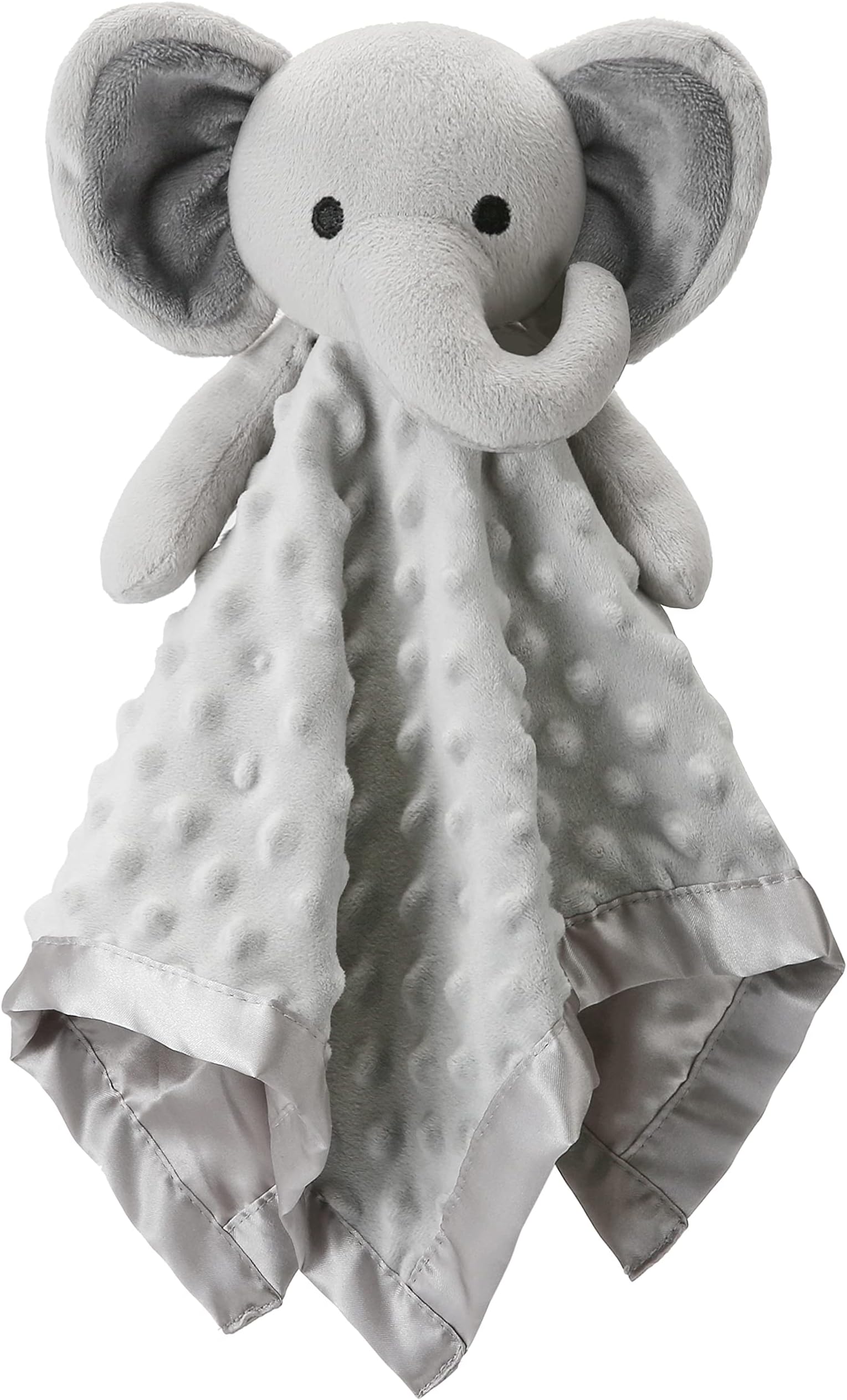 Pro Goleem Elephant Loveys for Babies Soft Security Blanket Baby Snuggle Toy Stuffed Animal Blanket Baby Boy Gift for Infant and Toddler Gray 16 Inch